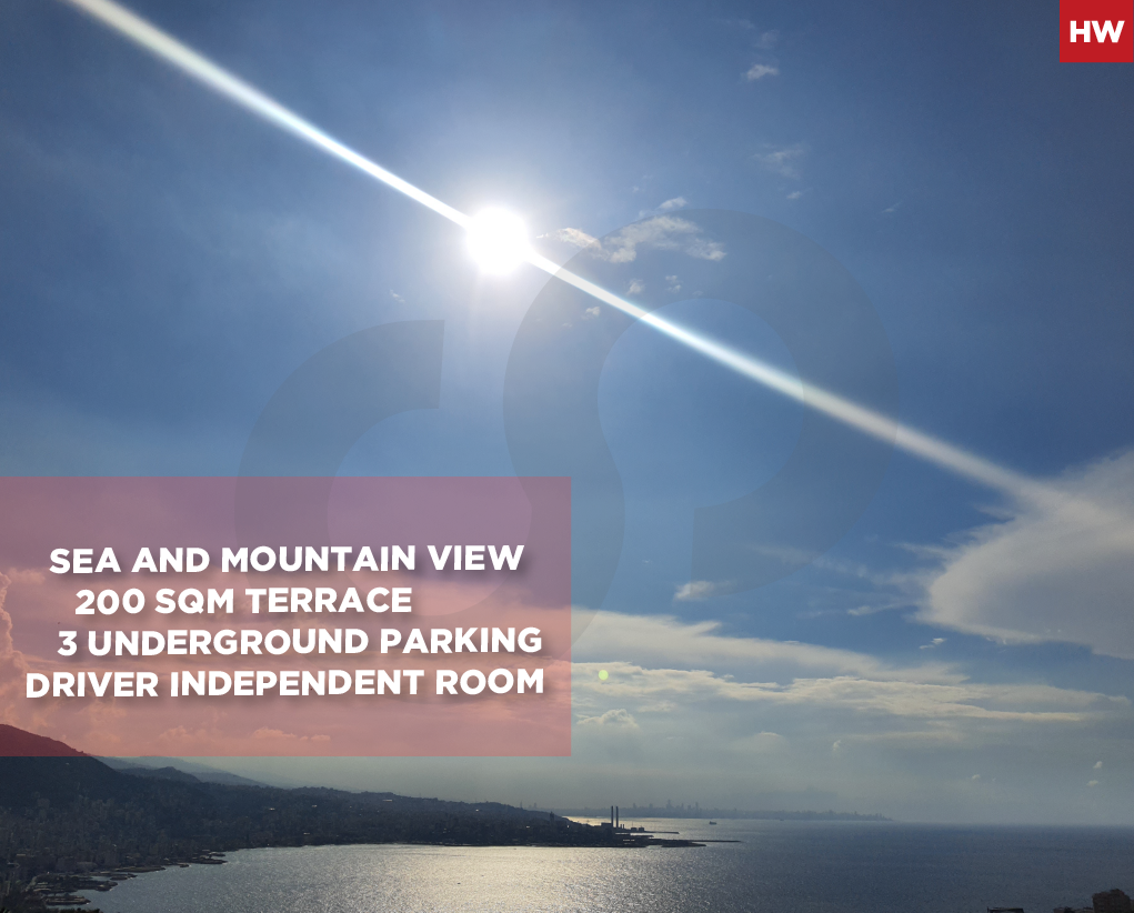 Sea and Mountain View , Maid's room , Adma