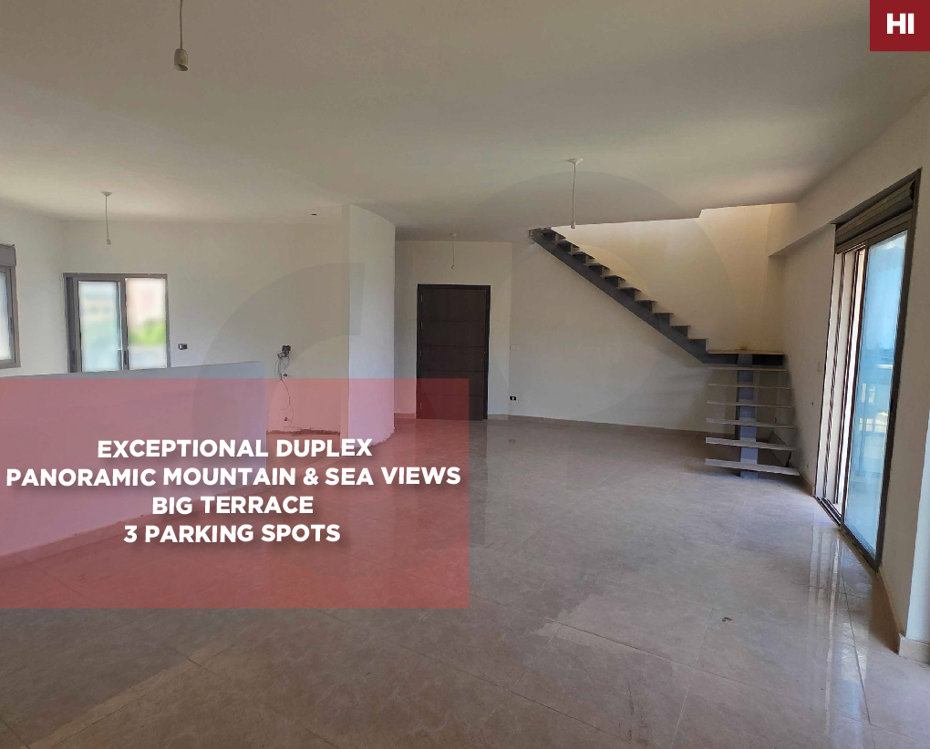 Mountain, Sea Views, terrace,Jouret Al Ballout