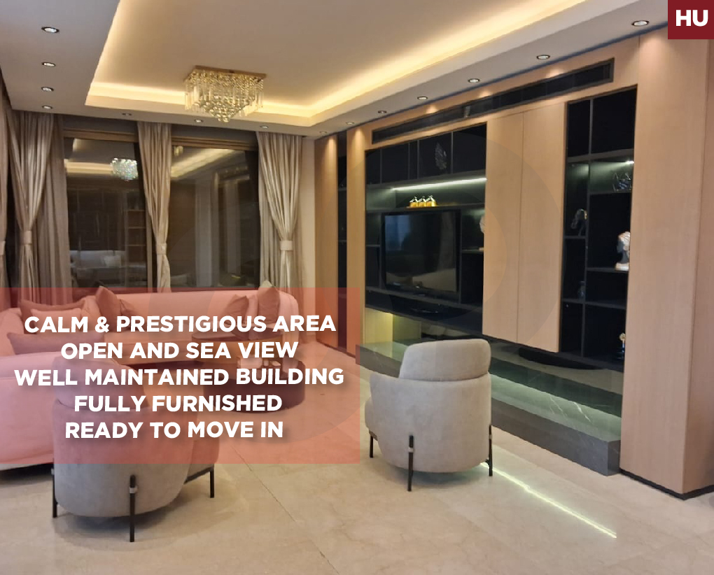 Calm & prestigious area, sea view, beirut, jnah