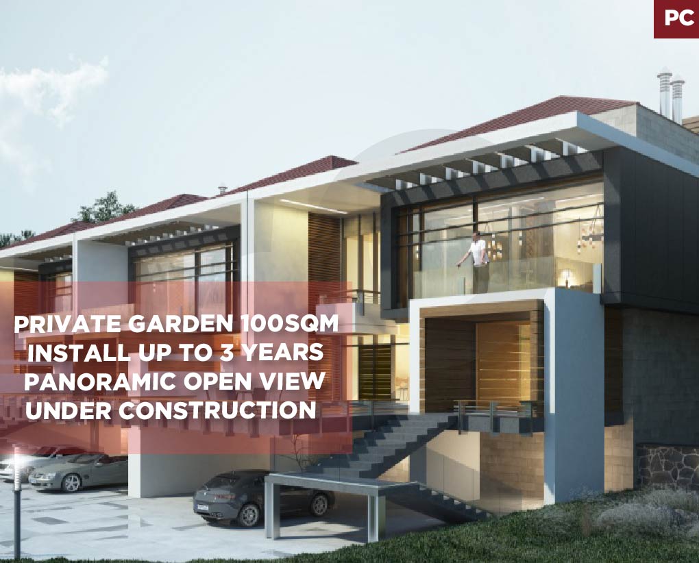 under construction villa, garden, open view, zgharta
