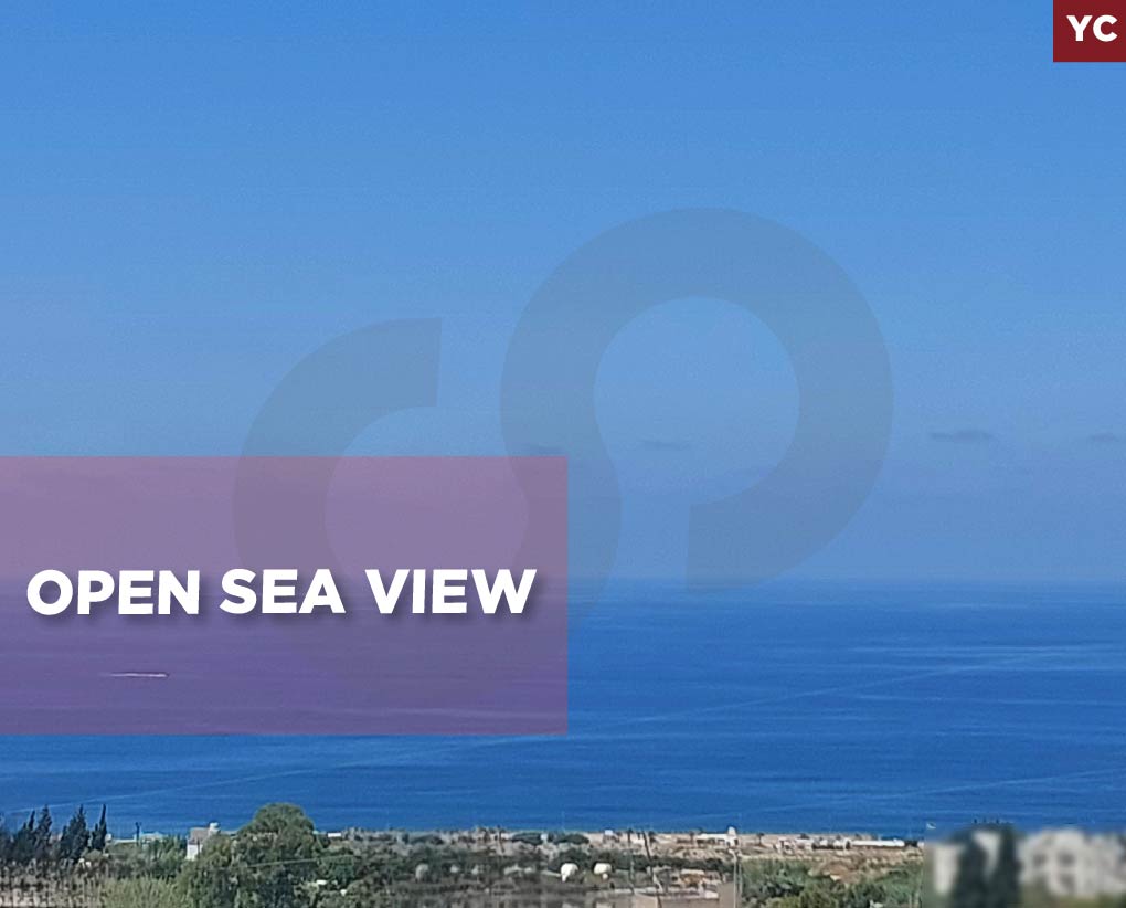 Open sea view, prime location, jbeil, aamchit