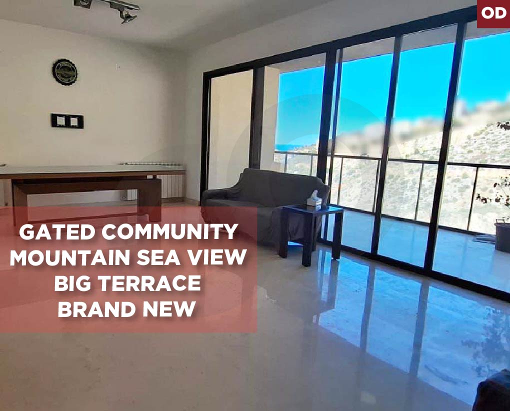 Mountain sea view, terrace, metn, nabay — الصورة 1