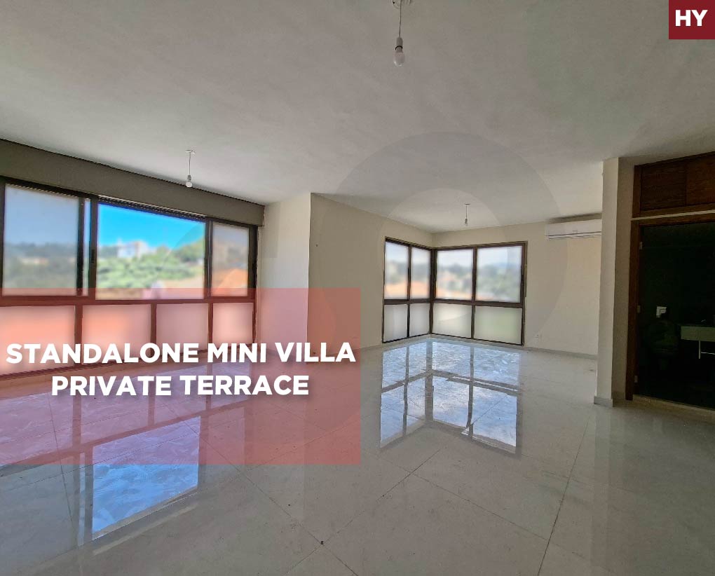 mini villa, terrace, prime location, baabda, jamhour