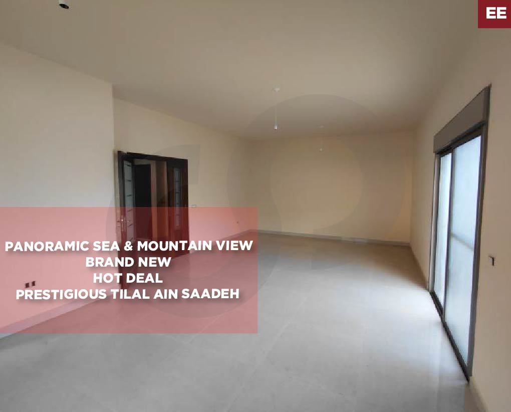 sea, mountain view, prime location, metn, tilal ain saadeh