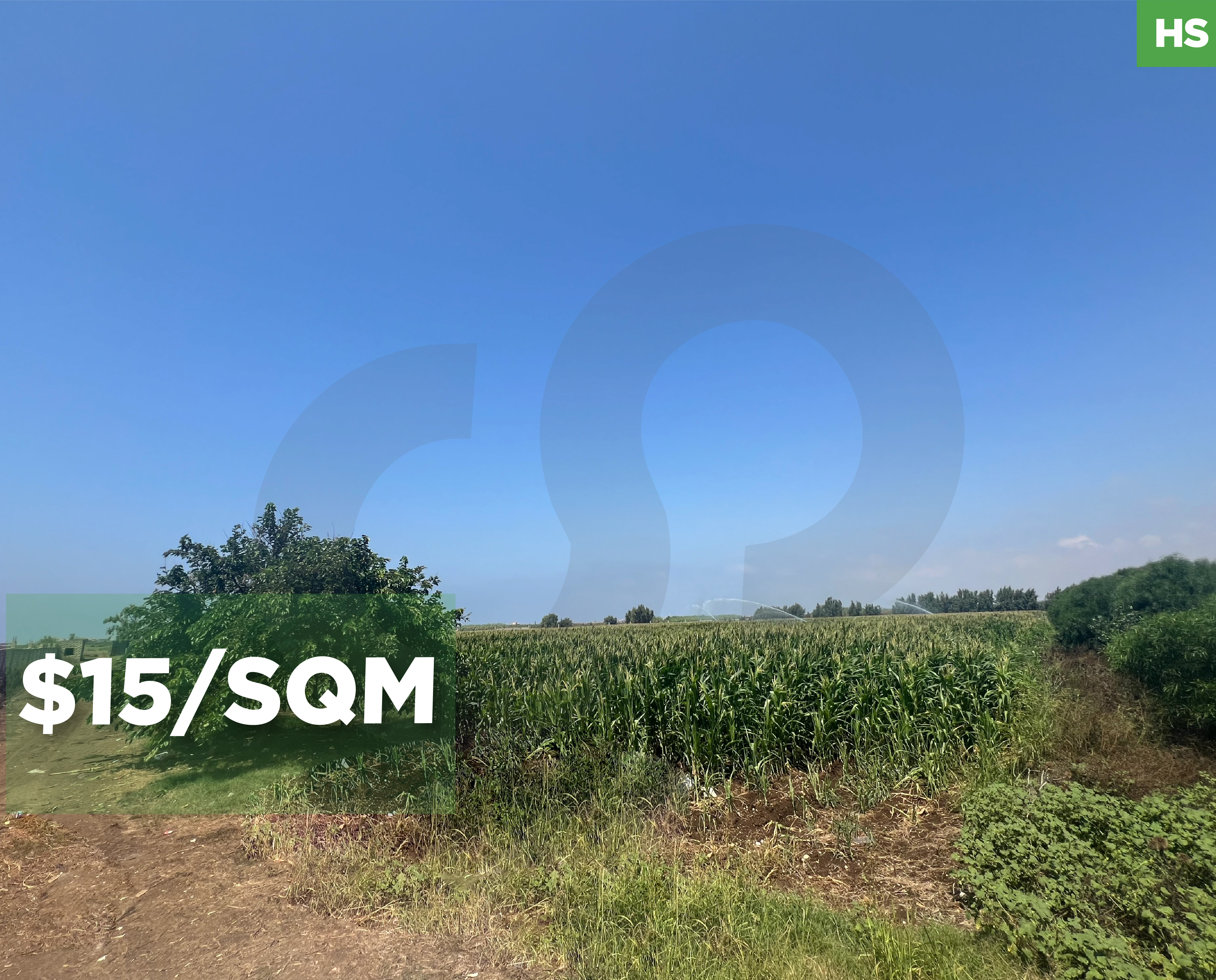 AGRICULTURAL LAND FOR SALE/akkar el arida /Investment 5%