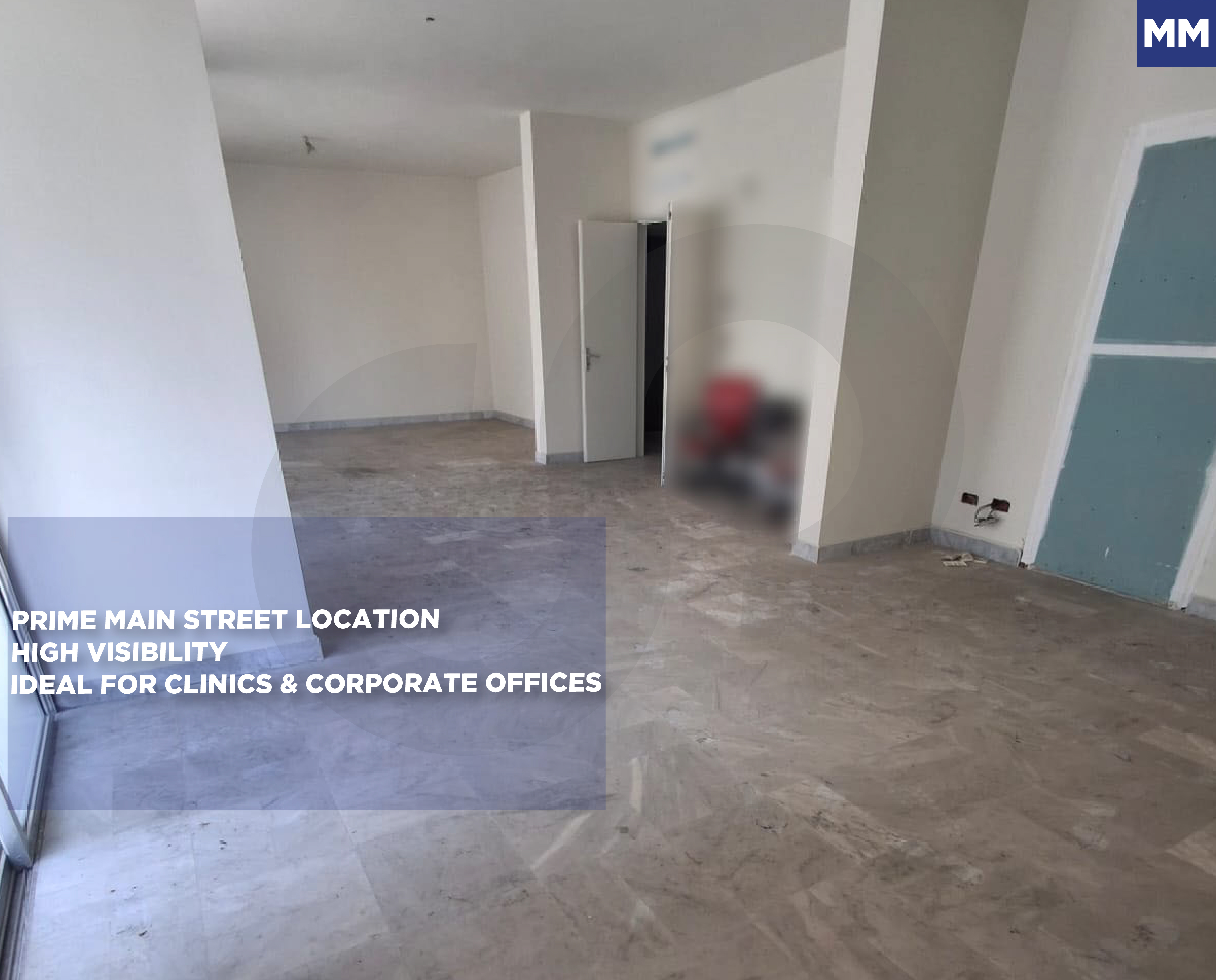 RENTAL OFFICE/Sodeco,BEIRUT /Prime Location on a Main Commercial Street — الصورة 1