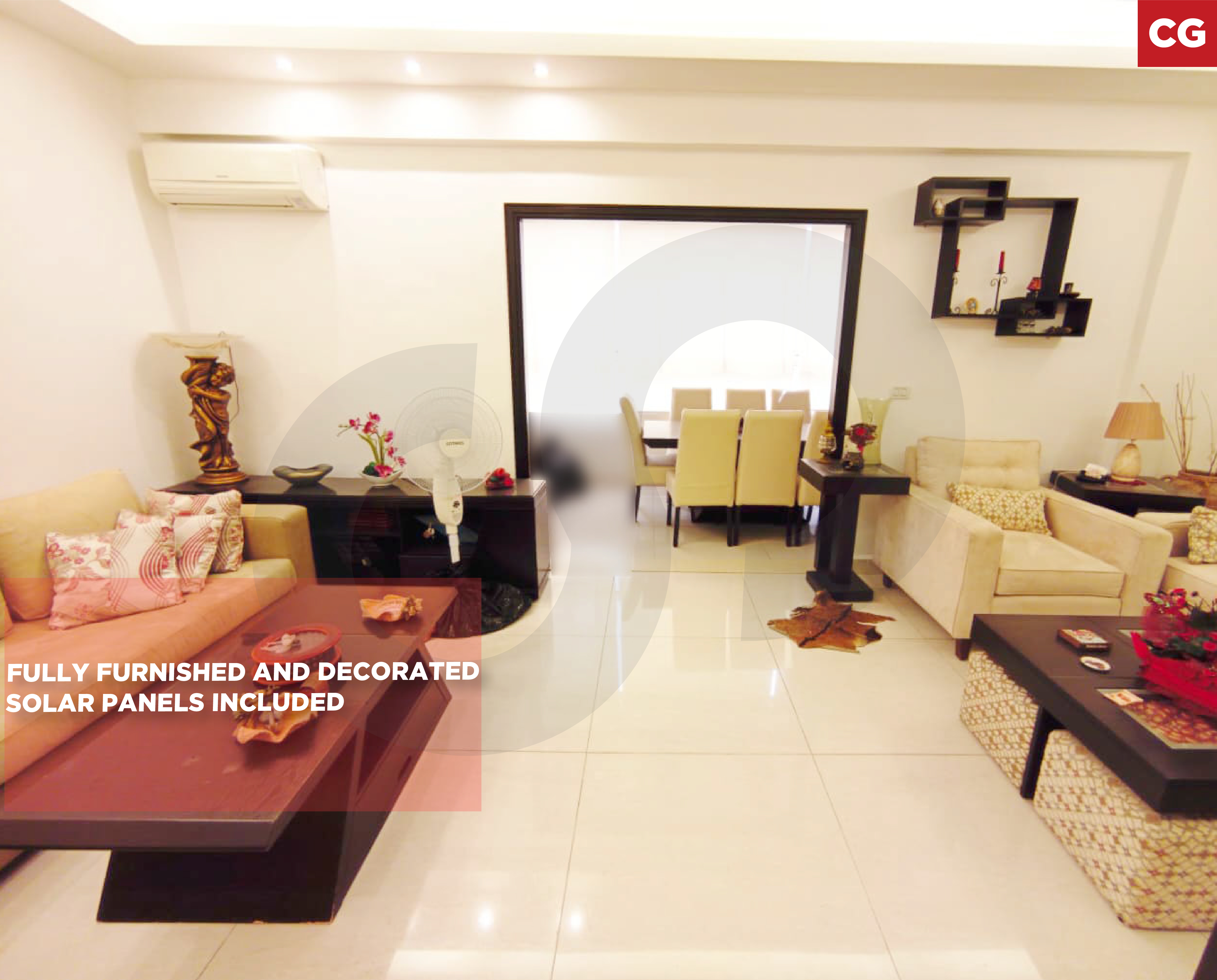FULLY FURNISHED AND DECORATED/24/7 ELECTRICITY/AIN EL REMMANEH,BAABDA