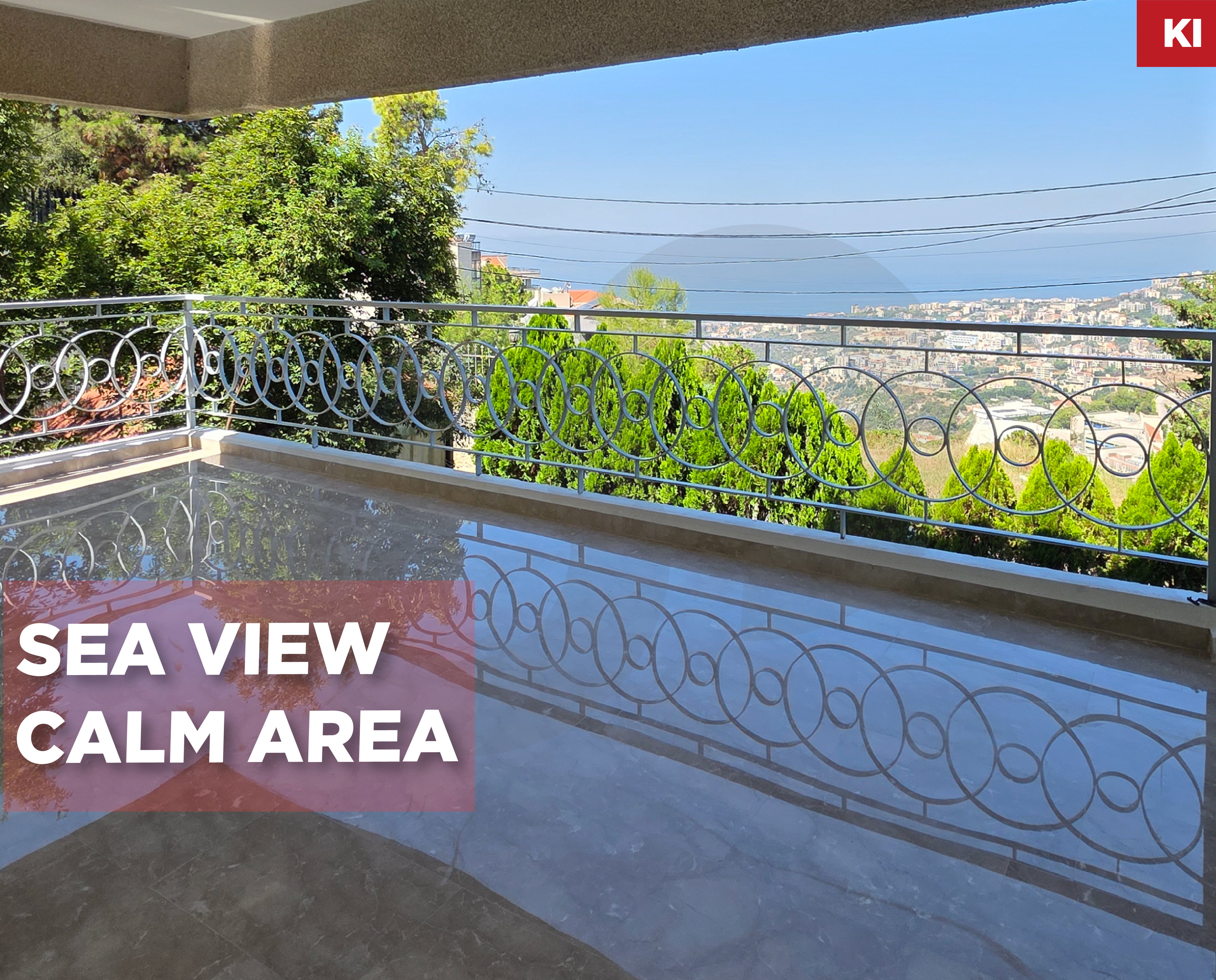 CALM AREA/SEA VIEW/DEAD END STREET/Kfarhbab, Ghazir,KESEROUAN
