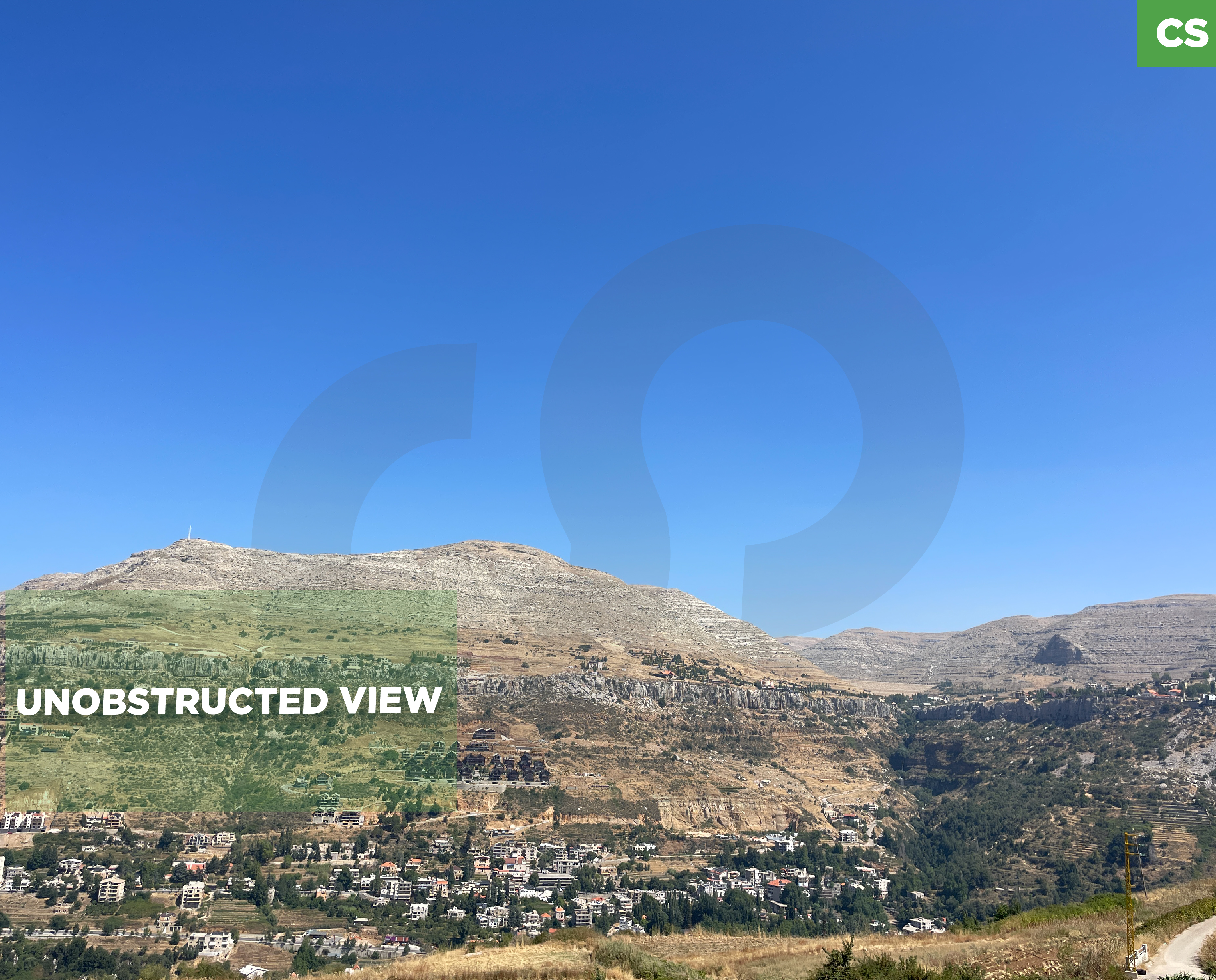 LAND/prestigious mountain setting/Faqra,KESEROUAN