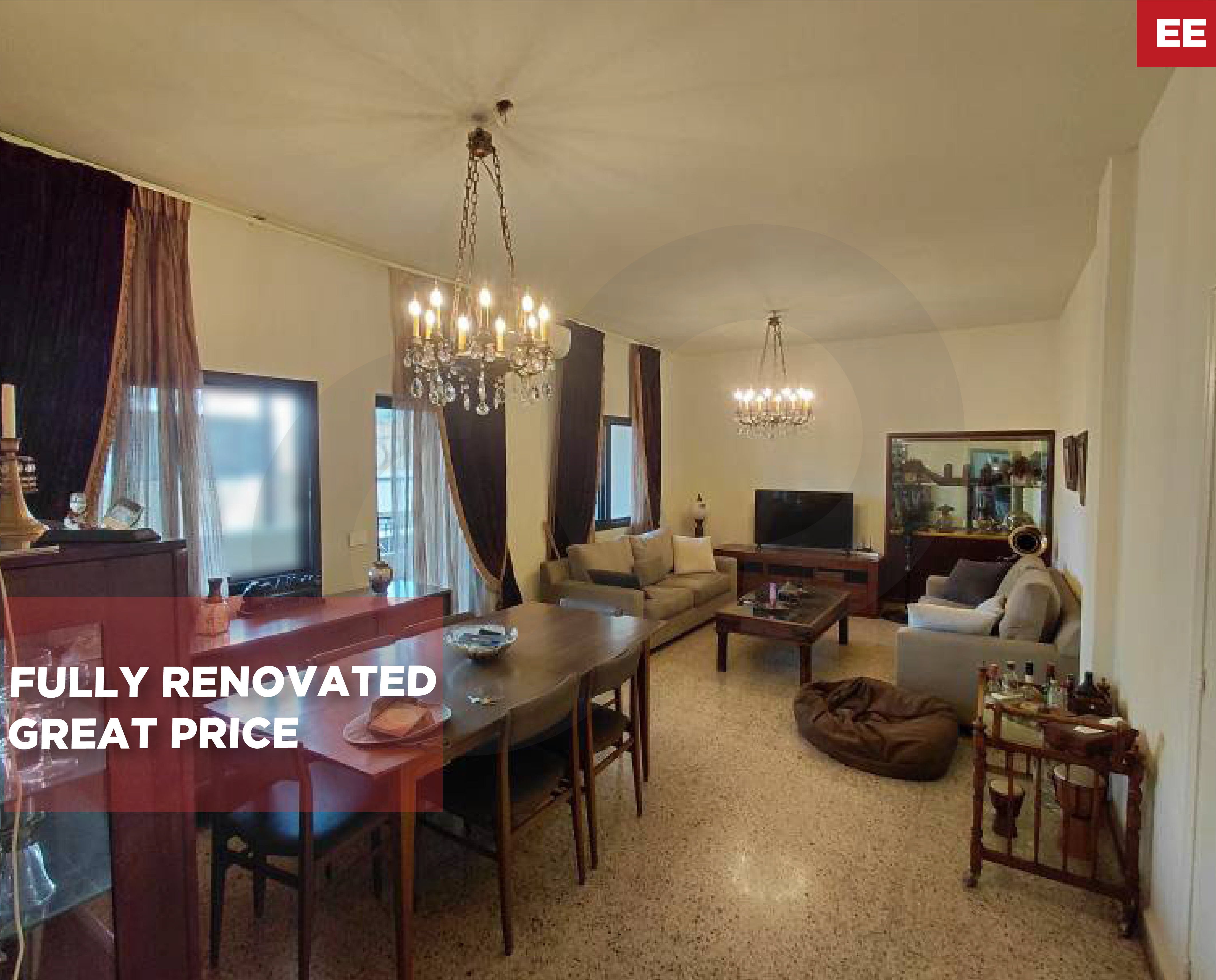 FULLY RENOVATED/BAOUCHRIEH,METN /PRIME LOCATION/ attractive price