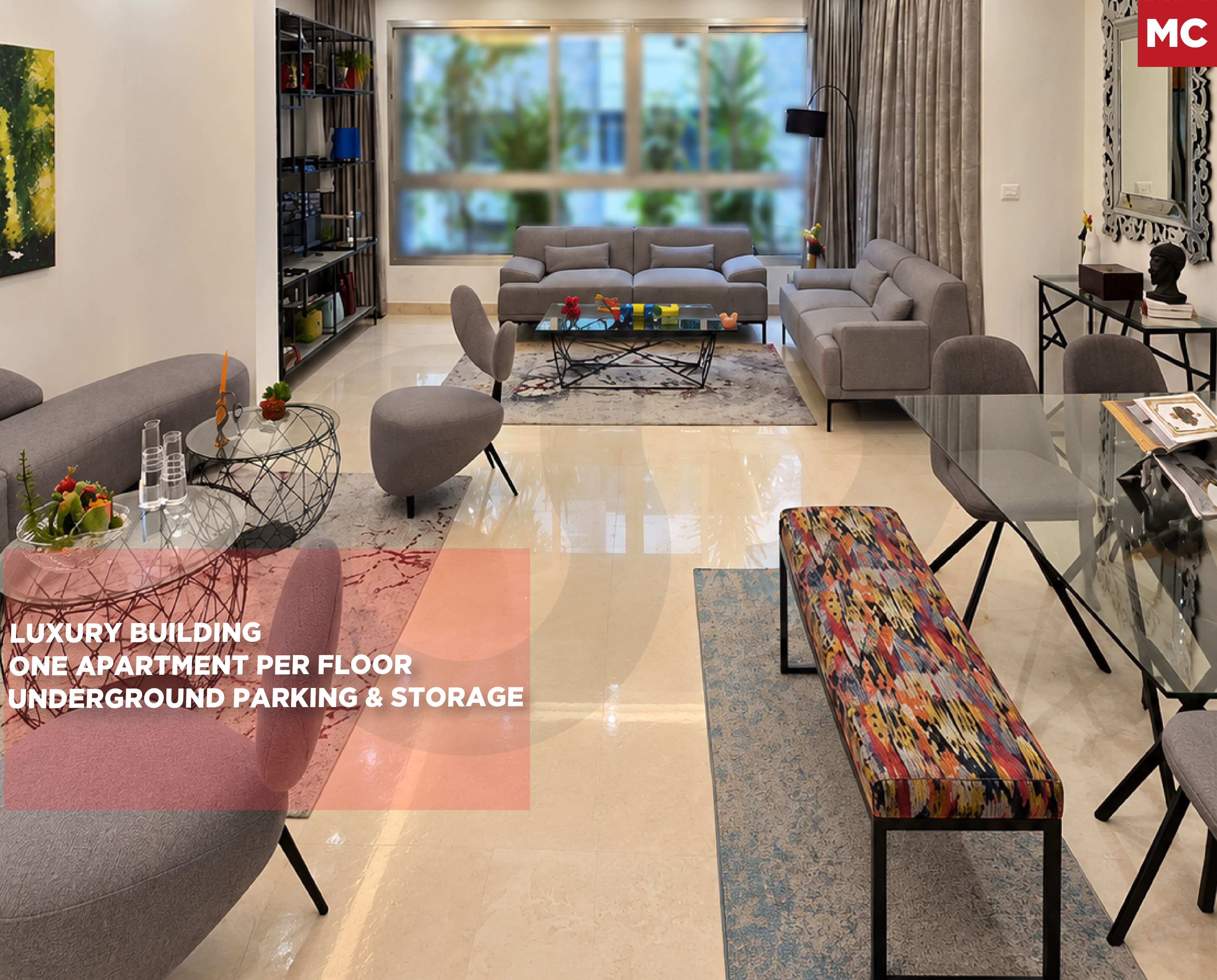 HOT DEAL/Luxury Building/ One Apartment Per Floor /RAS AL NABAA,BEIRUT