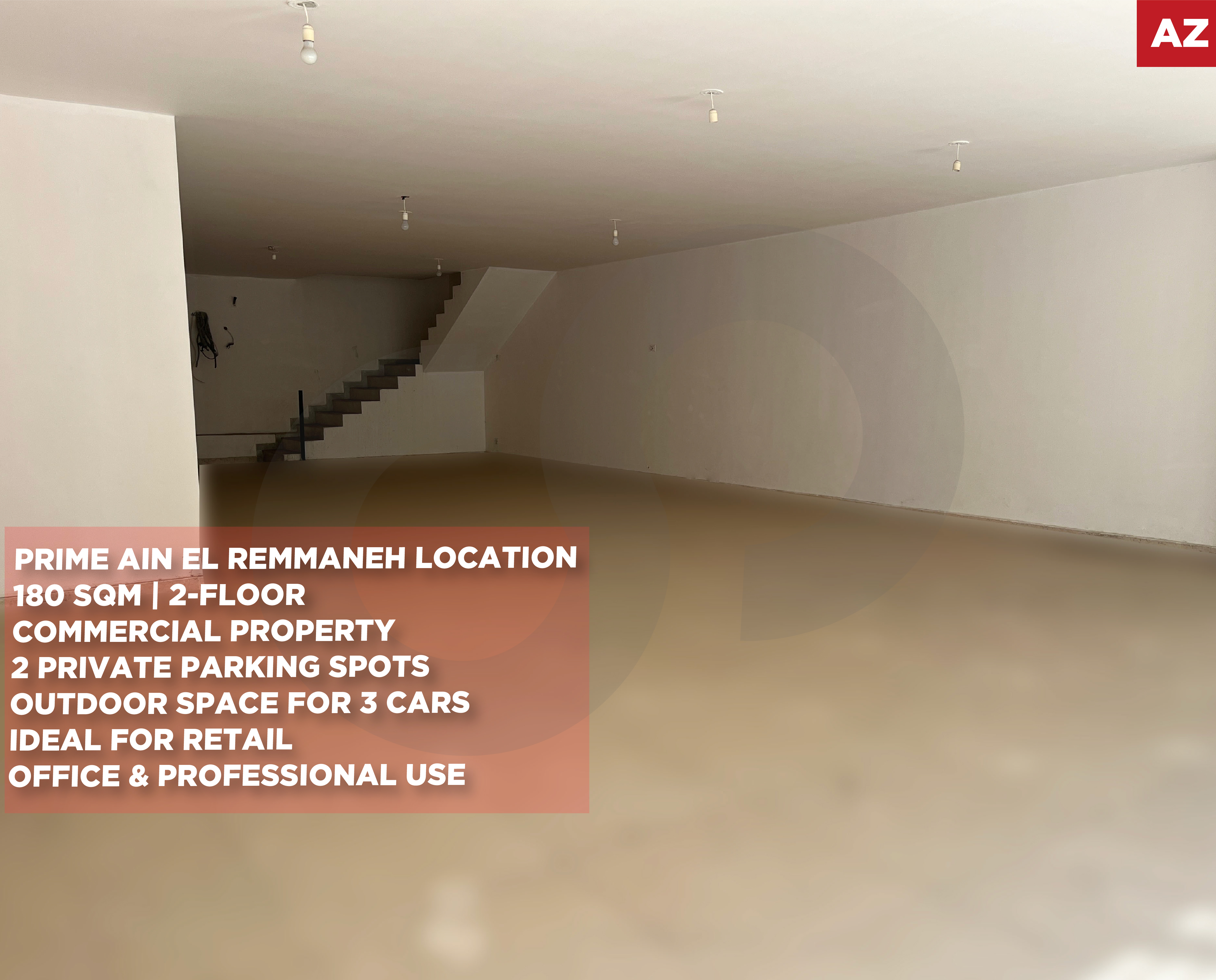 SHOP Ideal for Retail, Office & Professional Use/Prime Ain El Remmaneh,BAABDA