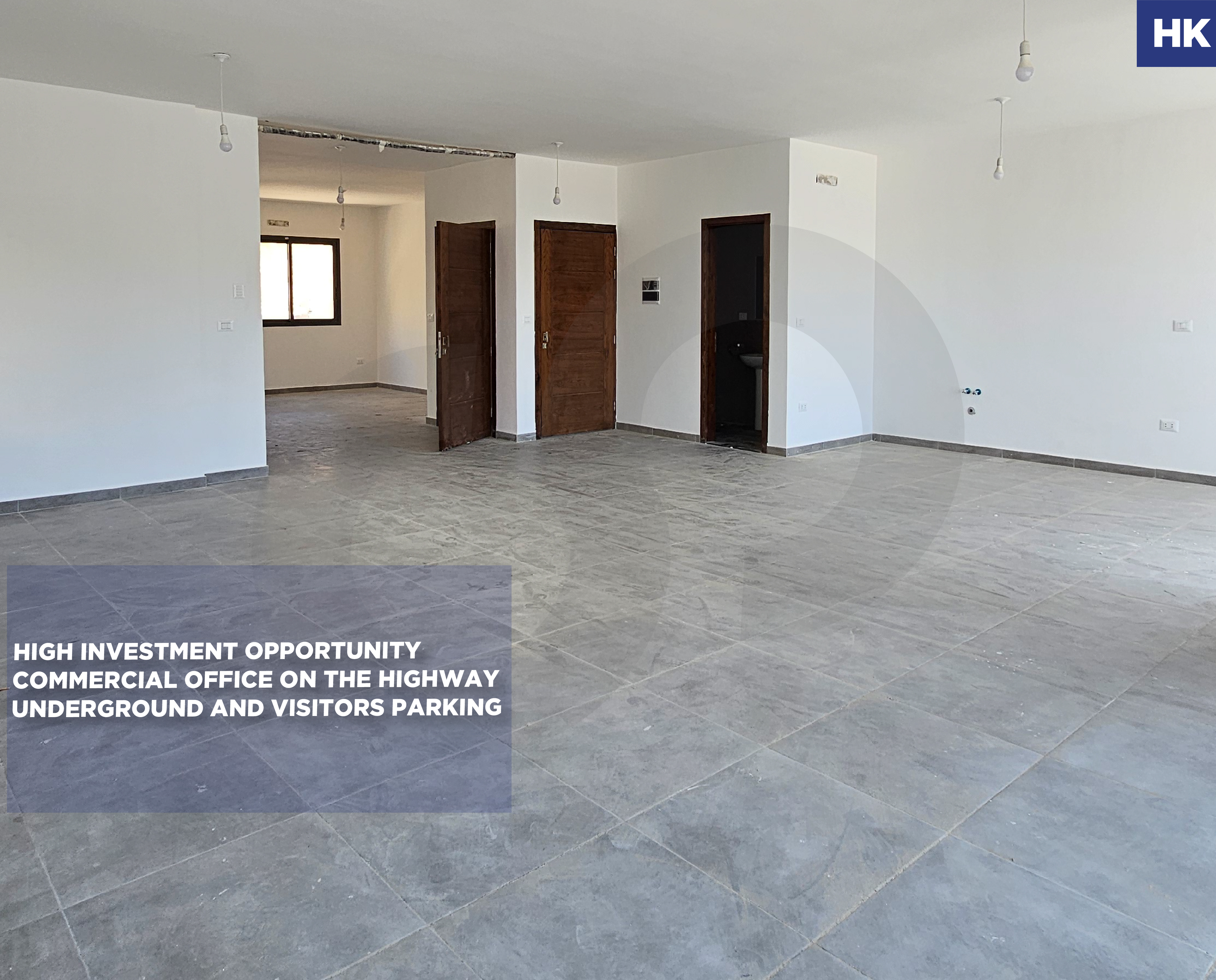 BRAND NEW OFFICE/on the highway/Parking lots available/Rwayset, Sawfar,ALEY