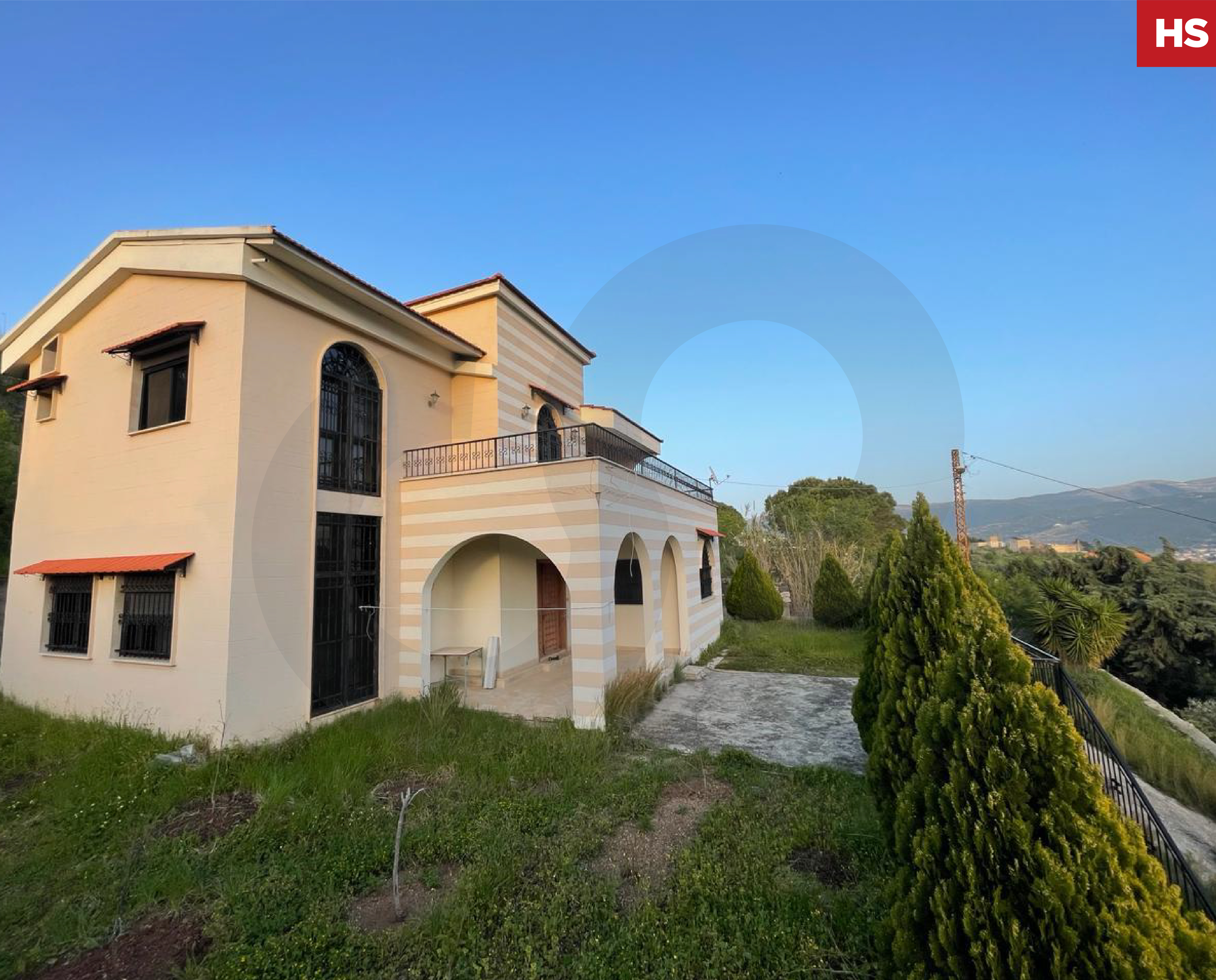 VILLA FOR SALE – SPACIOUS LAND/ELEGANT DESIGN/QOUBAIYAT, Akkar