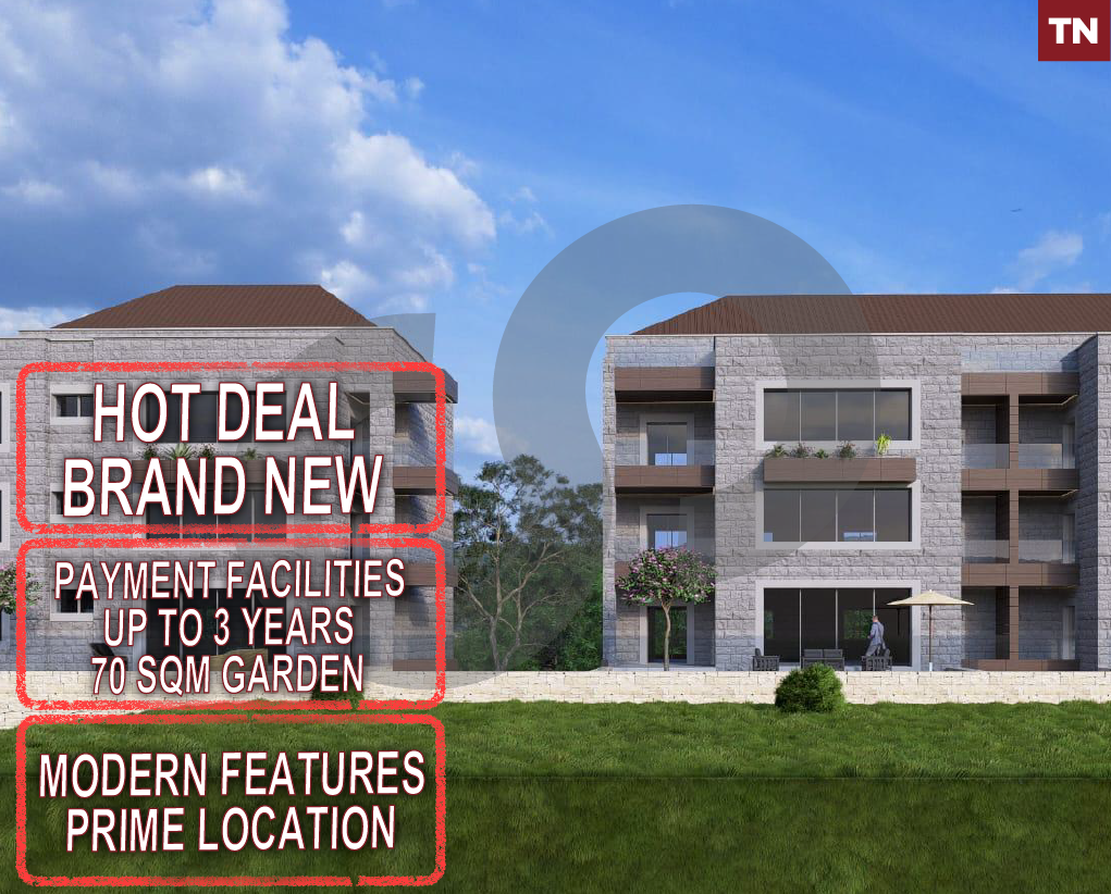 Kousba – Modern Apartment 160 SQM + 70 SQM Garden – Exclusive One per Floor – Smart Home System — الصورة 1