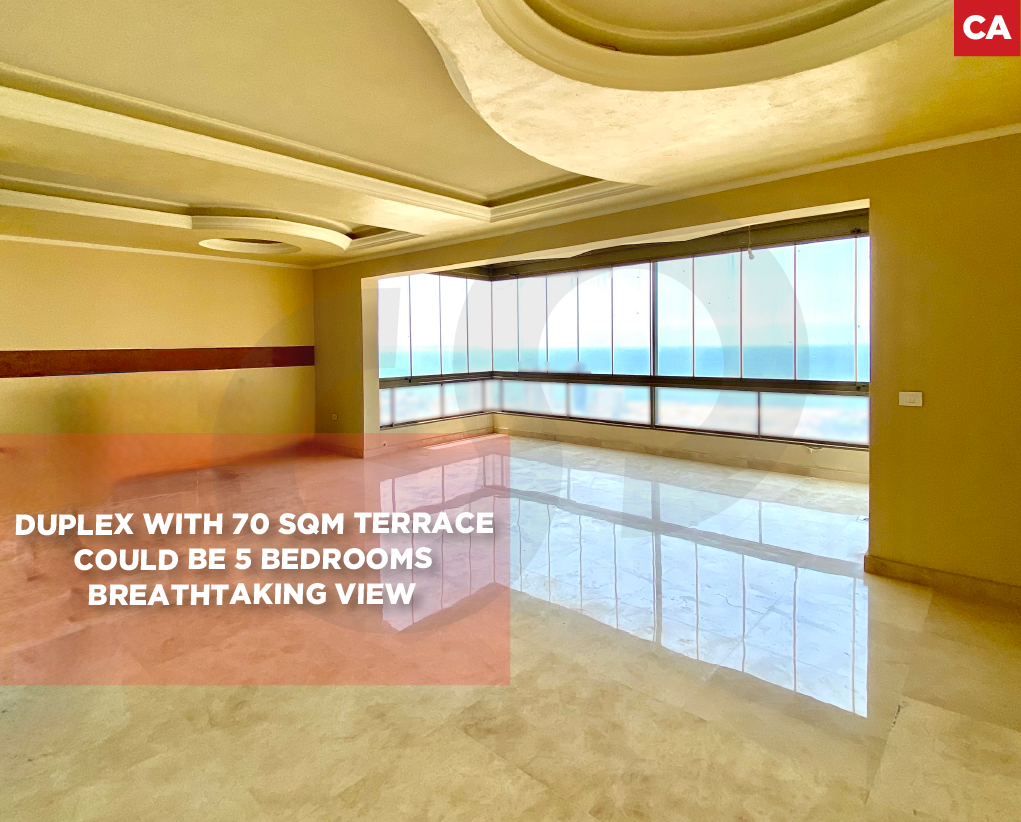 Duplex, terrace, sea view,Tabarja - Kfaryassine