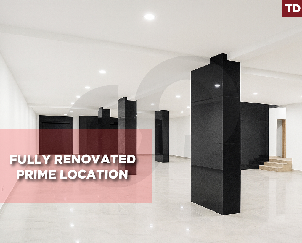 Luxurious, Fully Renovated, Showroom- Ramlet El Bayda