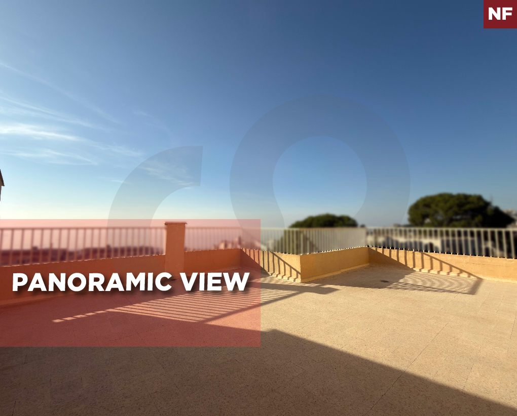 Unobstructed mountain and sea view- BALLOUNEH