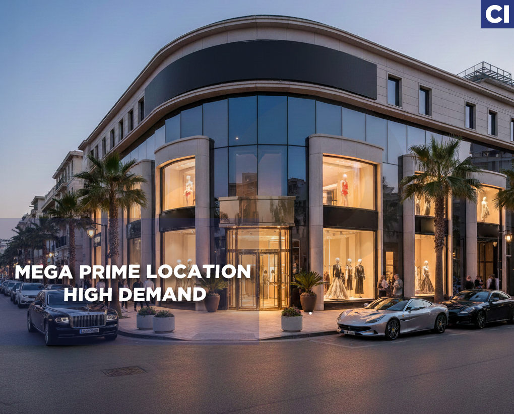 Prime 500sqm Shop for rent in kaslik