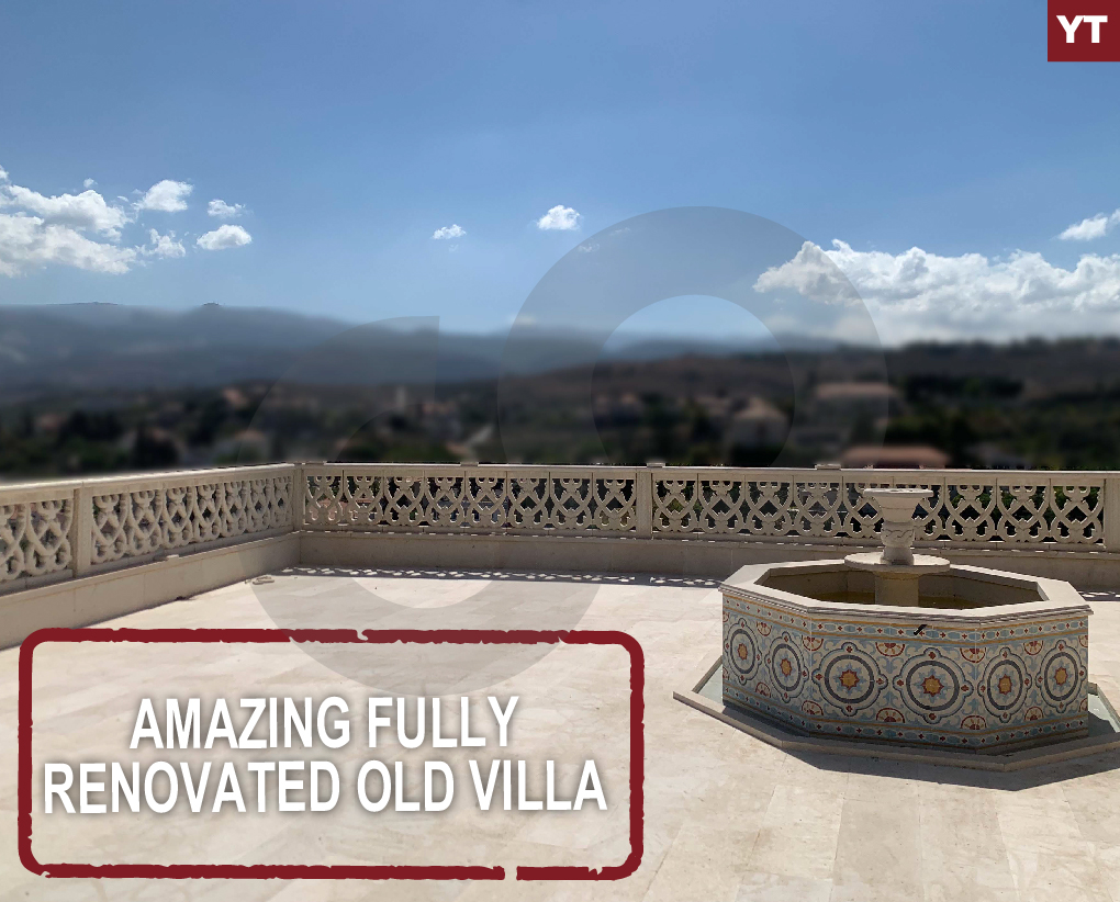 Great deal for an old stone villa fully renovated -Amioun