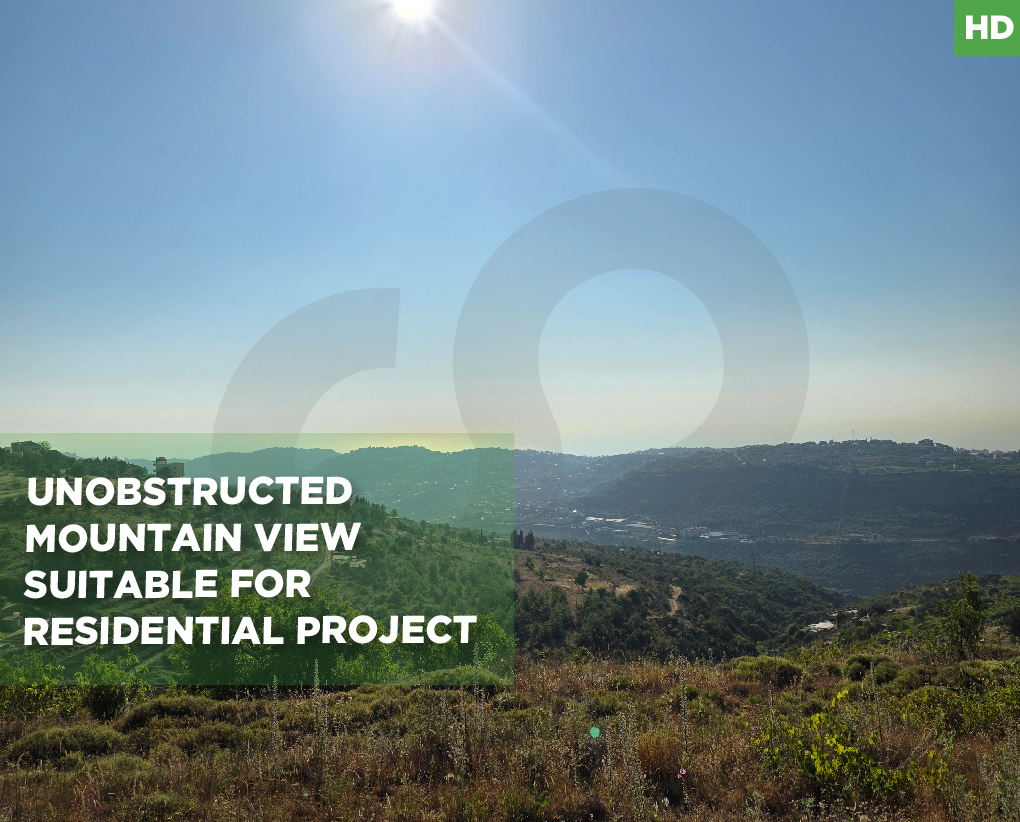 Mountain View Hot deal land in Bhamdoun dayaa