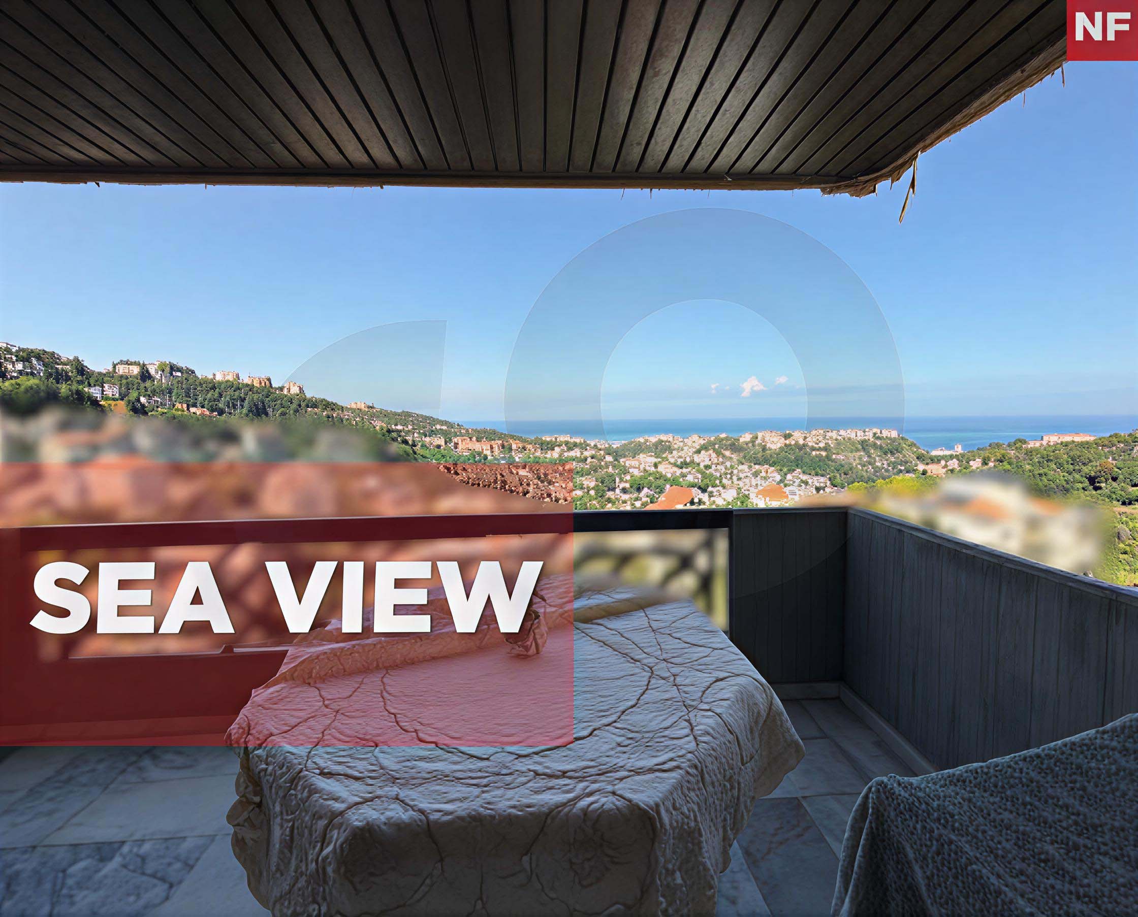 sea view, balcony, prime area, Ain El Rihaneh