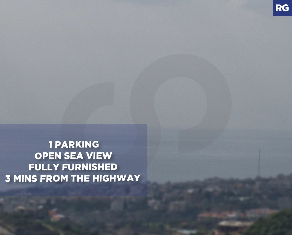 1 Parking, open sea view, calm area, Hboub