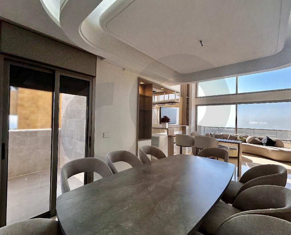 Triplex/Fully Furnished/Sea and Mountain View/Metn/Ain Saadeh — الصورة 3