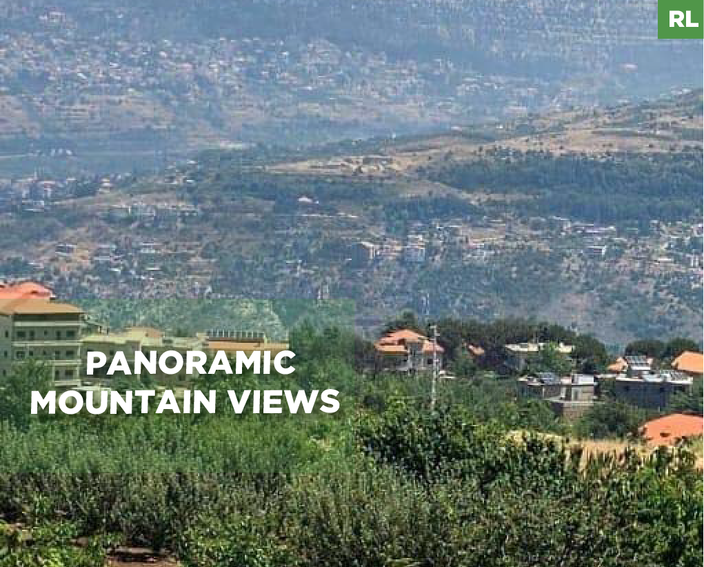 PANORAMIC MOUNTAIN VIEW/LAND FOR SALE/HADAD-BAABDA