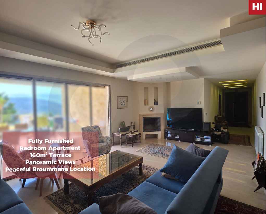 Fully Furnished/Terrace/Panoramic View/BROUMANA-METN