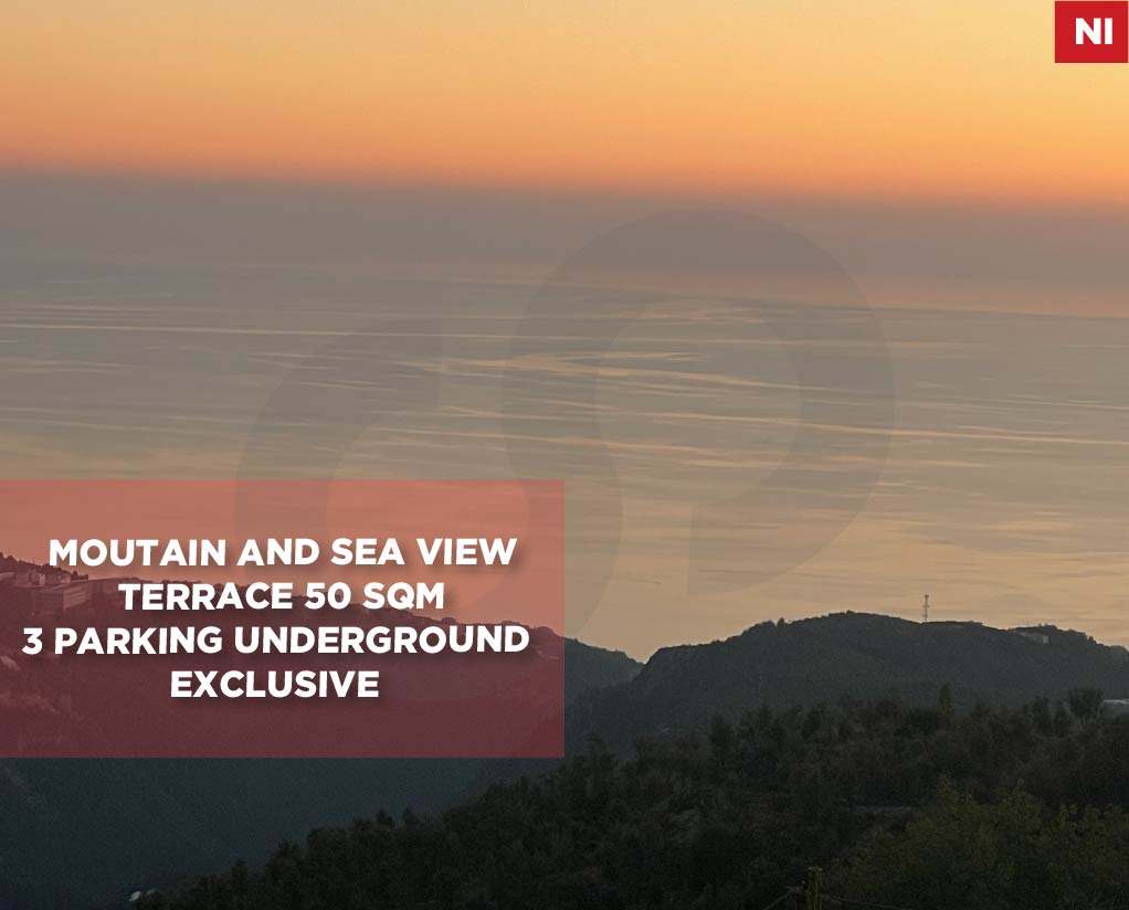 EXCLUSIVE mountain and sea view TERRACE jbeil, blat