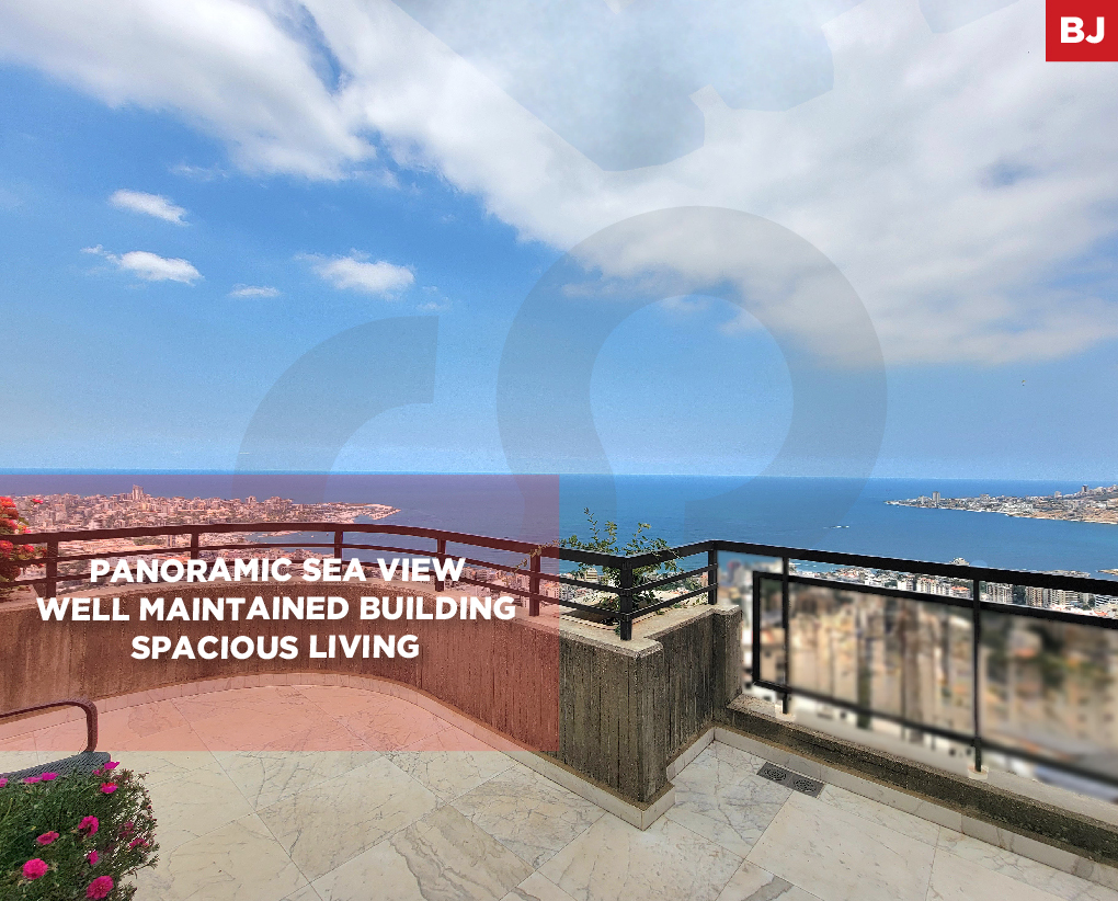 Sea view/Maids Room/Balcony/Sahel Alma