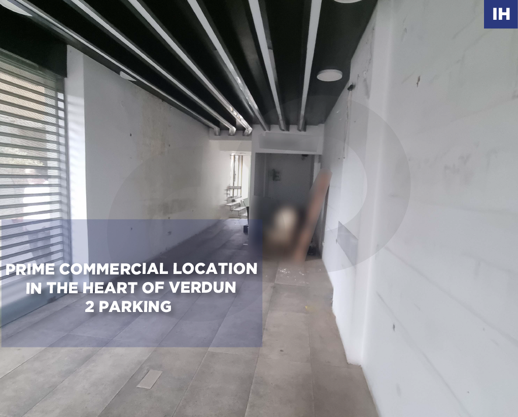 PRIME LOCATION, SHOP FOR RENT, VERDUN - BEIRUT