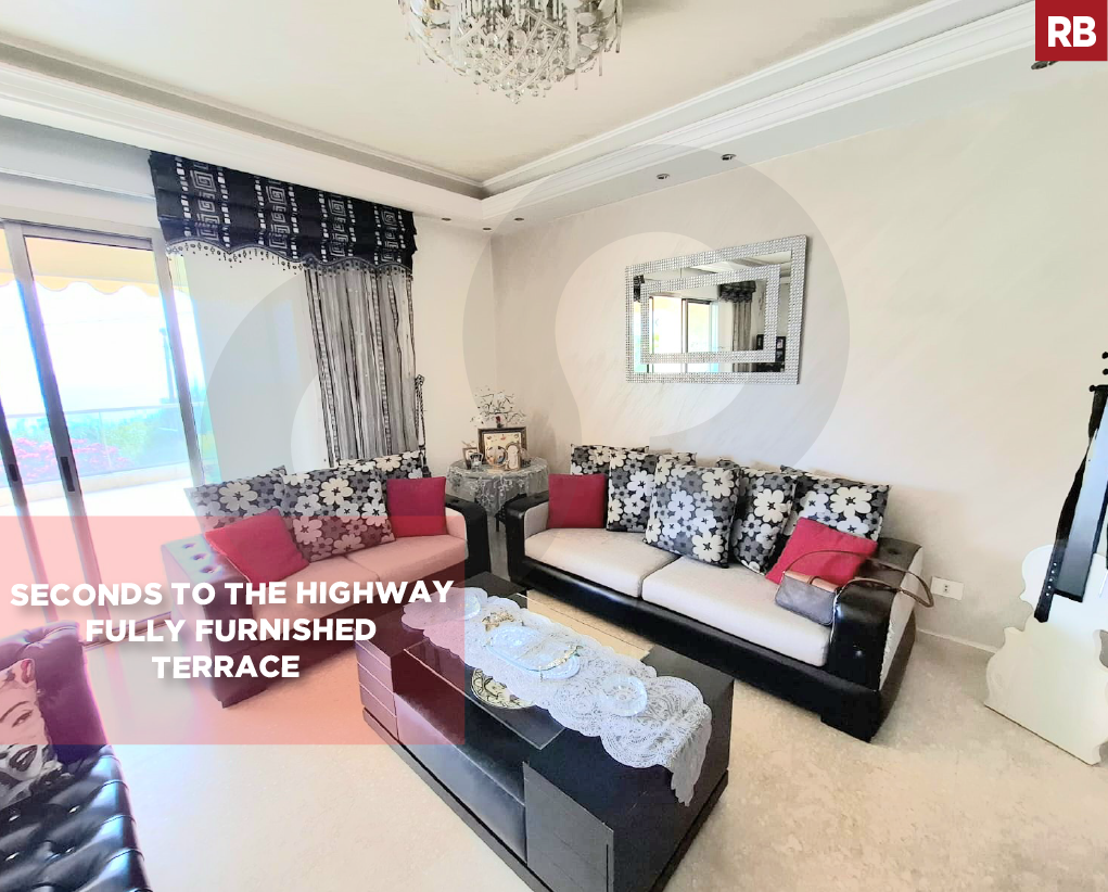 FULLY FURNISHED, TERRACE, AAMCHIT-JBEIL