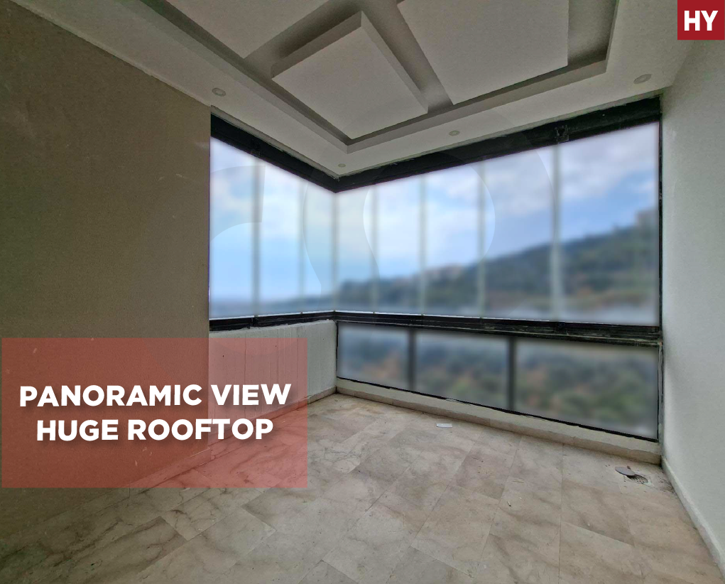 PANORAMIC SEA VIEW, HUGE ROOFTOP, BETCHAY-BAABDA