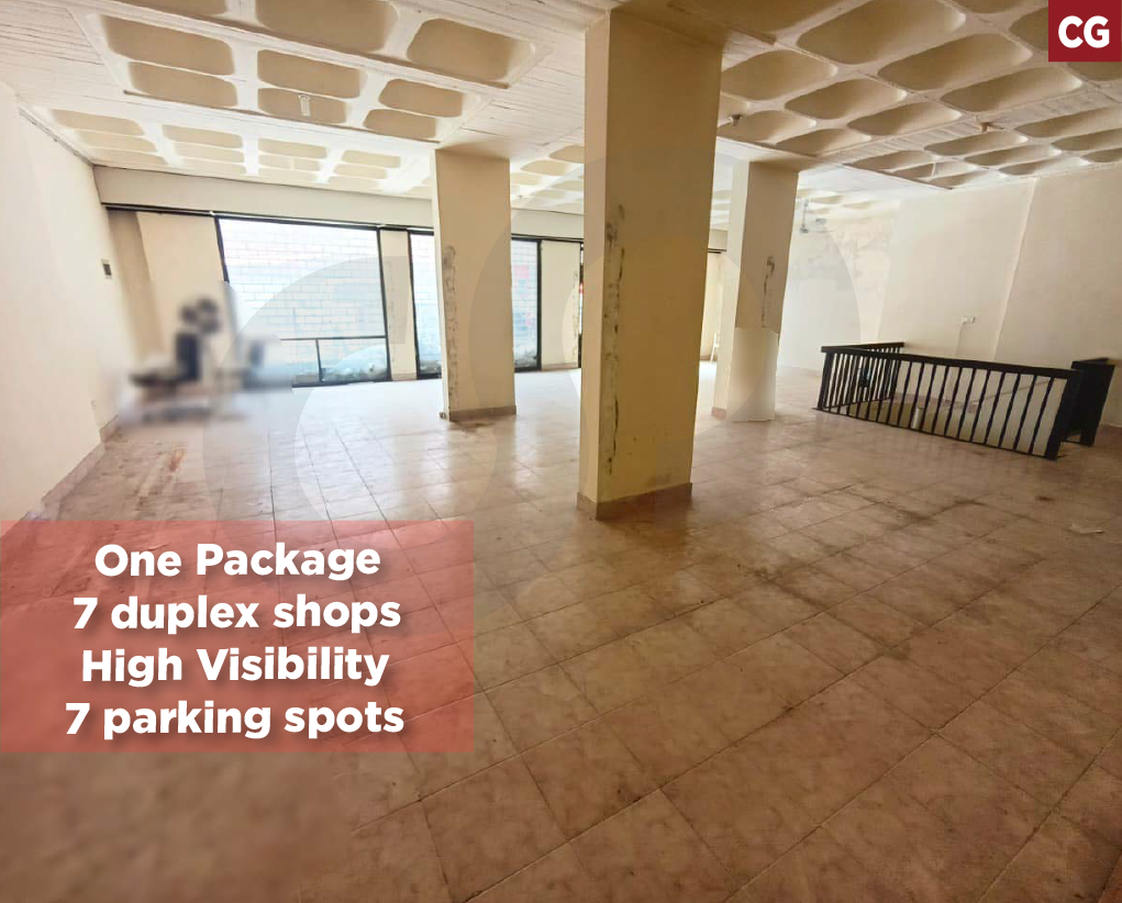 One Package 7 Duplex Shops 437 sqm for Sale – Ain El Remmaneh