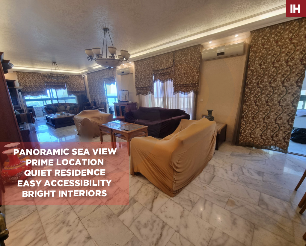 SEA VIEW, PRIME LOCATION, RAWCHE-BEIRUT