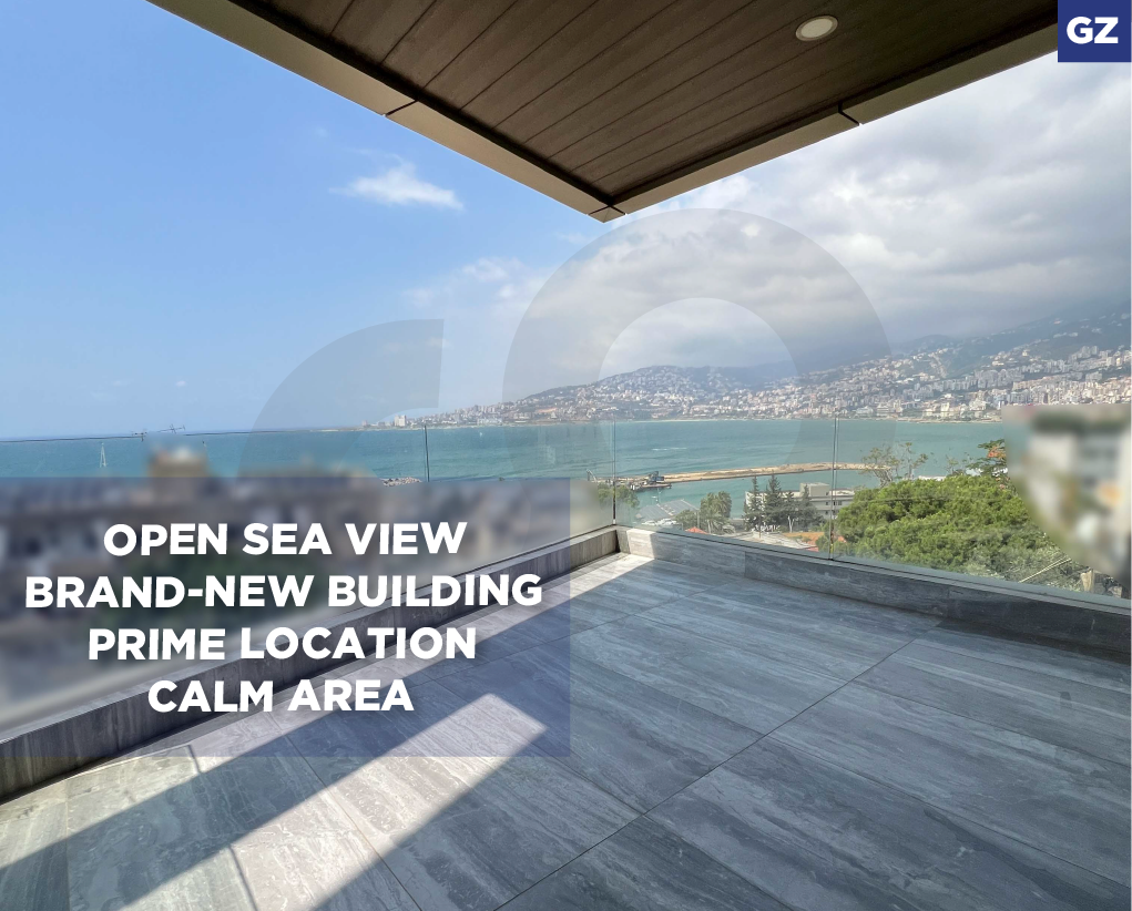 PRIME LOCATION, OPEN SEA VIEW, KASLIK-KESEROUAN