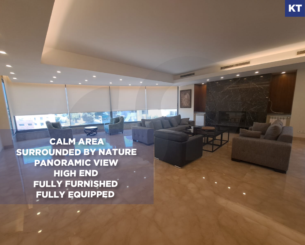 Calm area, surrounded by nature, panoramic view, high end, fully furnished