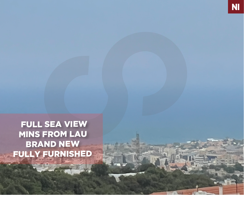 FULLY FURNISHED, SEA VIEW, BLAT-JBEIL