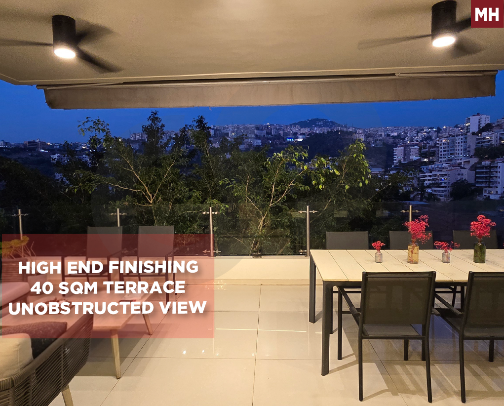PRIME LOCATION, OPEN VIEW, TERRACE, MAR TAKLA-BAABDA