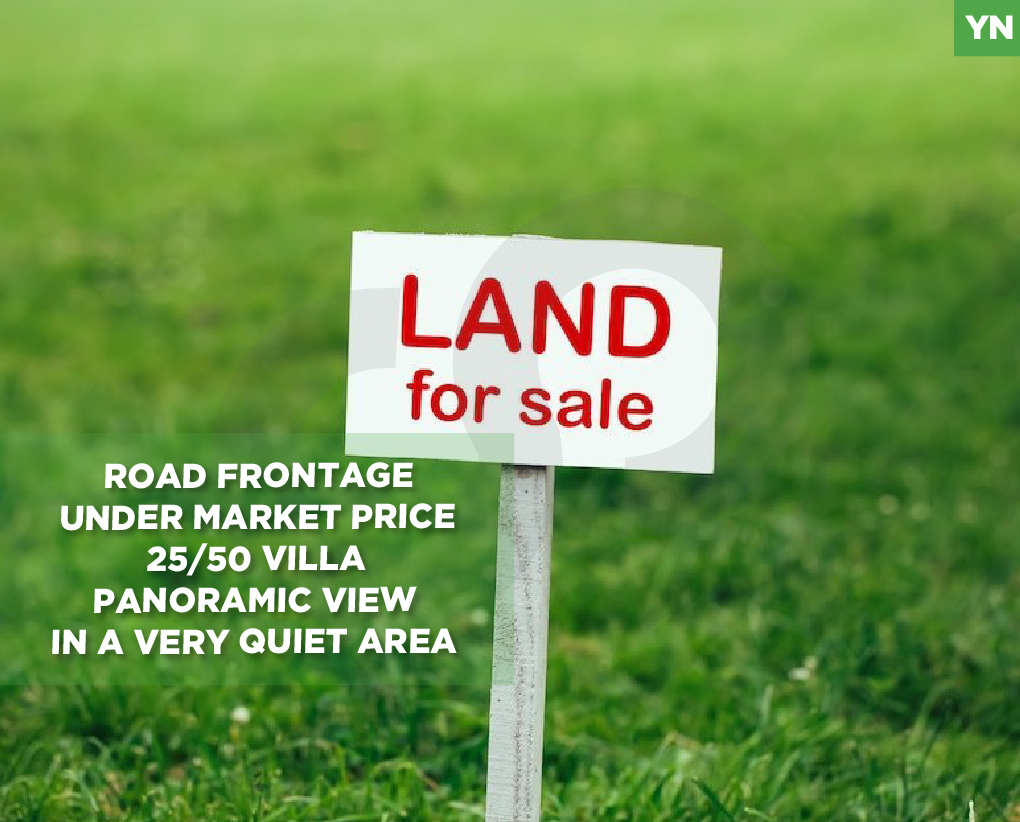 Road frontage/Panoramic view/North/Zgharta-/Ehden