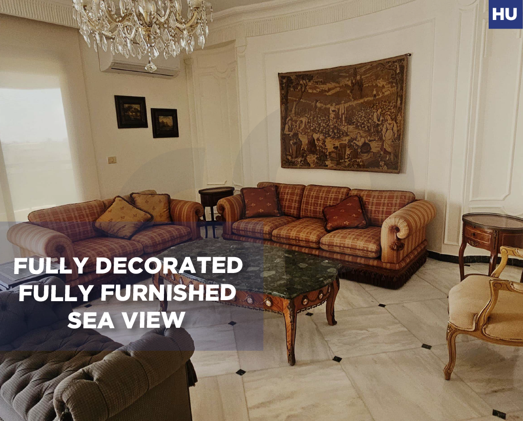 SEA VIEW, FULLY FURNISHED, JNAH-BEIRUT