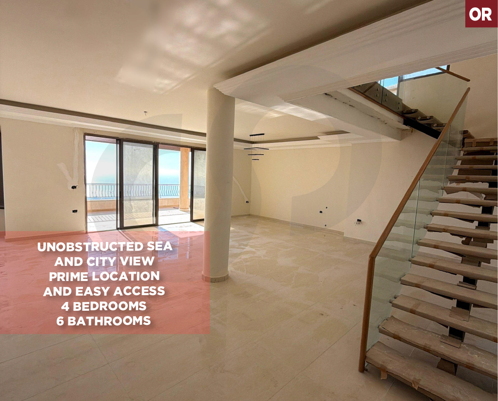PANORAMIC SEA AND CITY VIEW / DUPLEX / DEIR QOUBEL-ALEY
