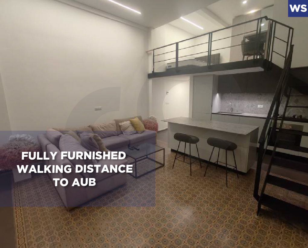 Fully Furnished/Renovated/Ground Floor/Beirut/Ain Al Mraiseh