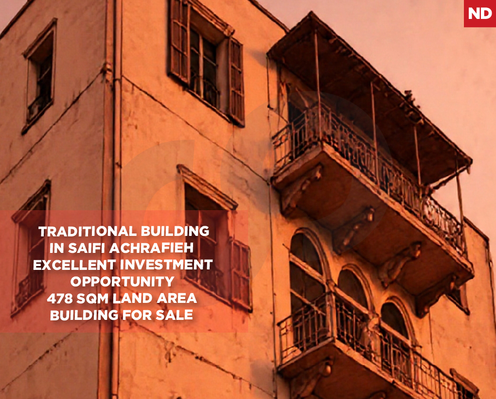 Traditional Building/Excellent Investment Opportunity/Beirut/Achrafieh-/Saifi