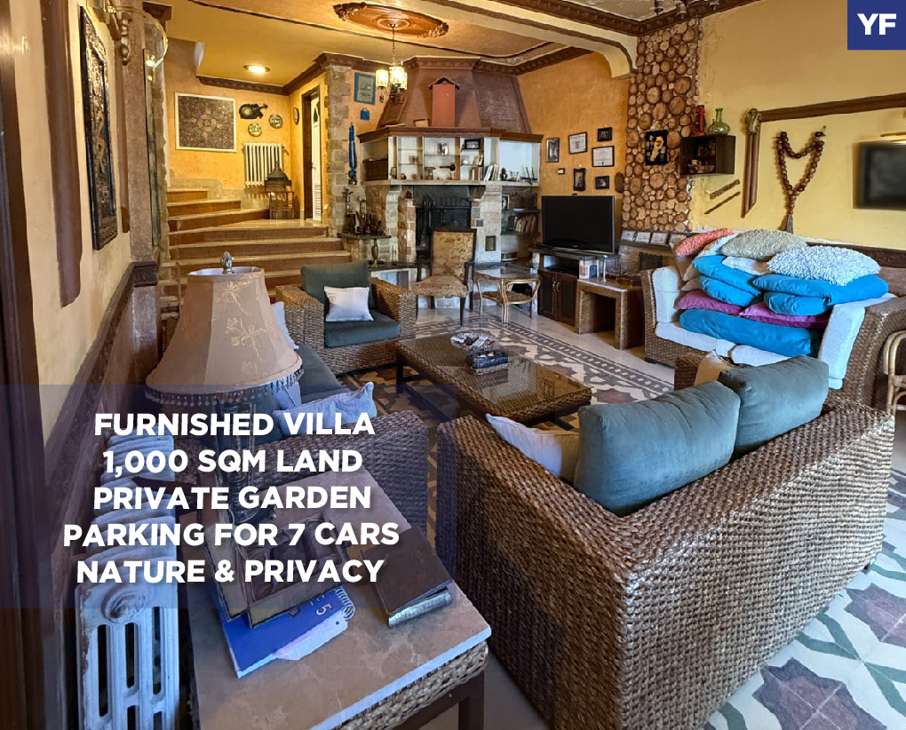 FURNISHED VILLA/PRIVATE GARDEN/NATURE & PRIVACY/Jezzine/Aramta