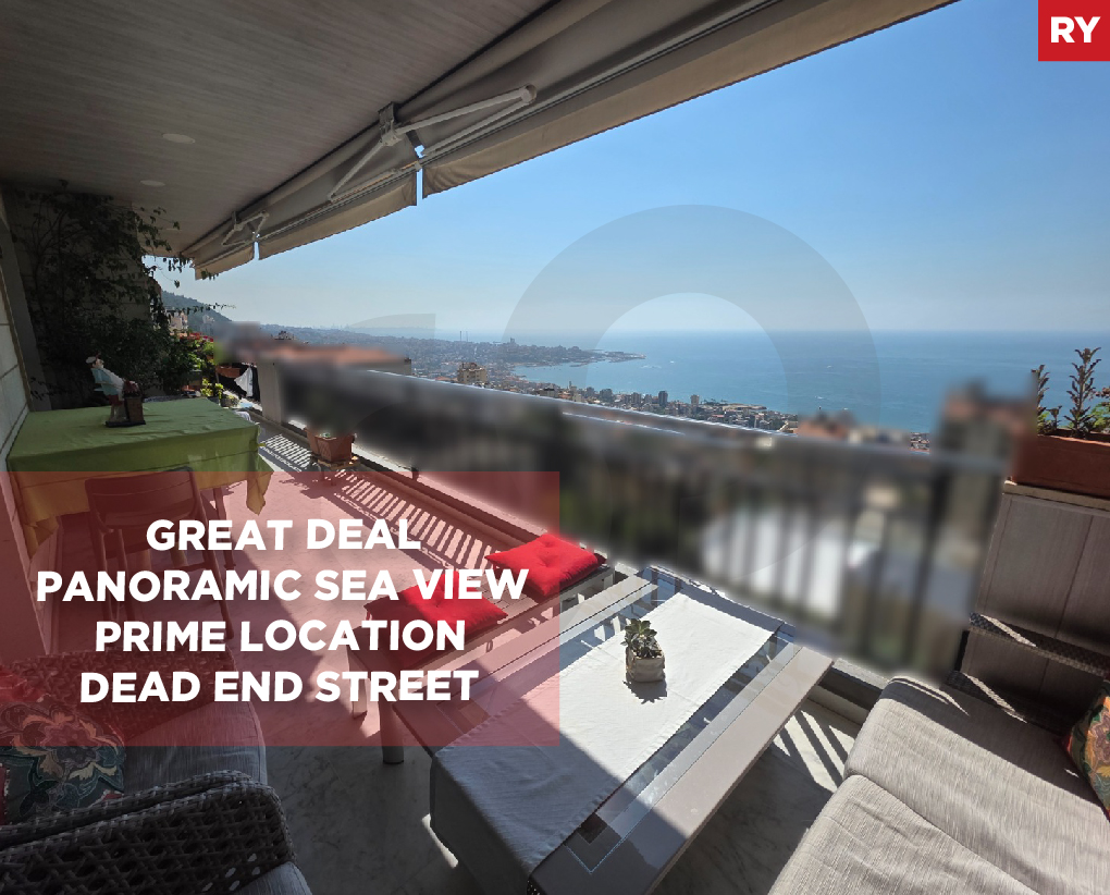 Prime Location/Panoramic Sea View/Keserouan/Sahel Alma