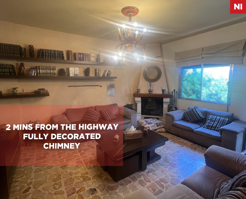 Prime location/FULLY DECORATED/CHIMNEY/Jbeil/Aamchit