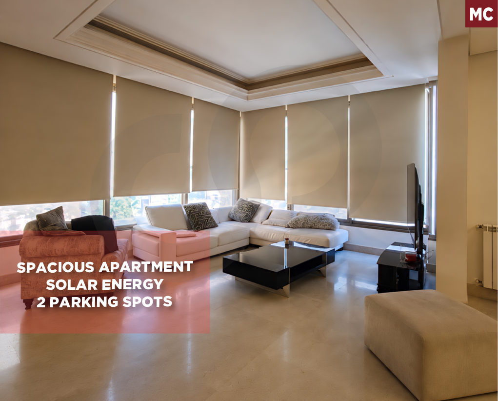 Beirut – Jnah | Marriott Area | Spacious Apartment | 2 Parking Spots